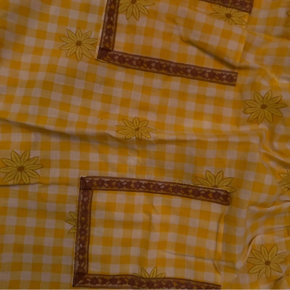 Vintage Sunflower Field Apron maxi ankle length - Picture 5 of 5